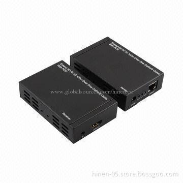 Extend HD AV to 100m Over One Cat5e/6 Cable with POE, Support Uncompressed HDMI Signal